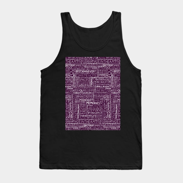 One Direction Tank Top by hxrtsy